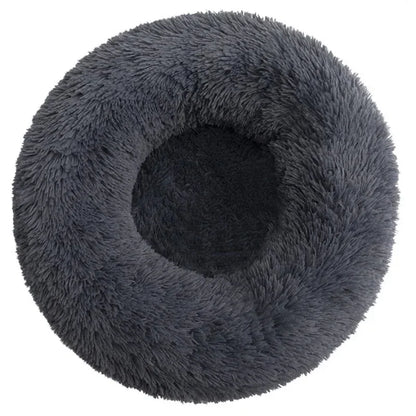 40-90cm Round Pet Bed for Large Dog Bed Super Soft Cat Bed Long Plush Dog House for Medium Dog House Winter Warm Sleeping